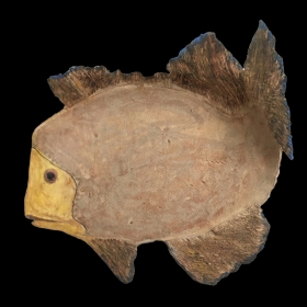 Koos Levy | Vissen e.a. | Vis geel/beige 